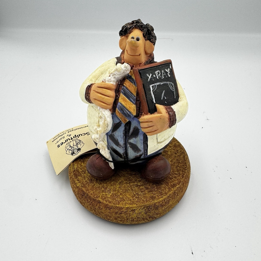 Sculptures by Sara Meadows Doctor Figurine X-Ray Medical Handcrafted New